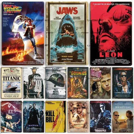 Classic Retro Movie Vintage Metal Poster