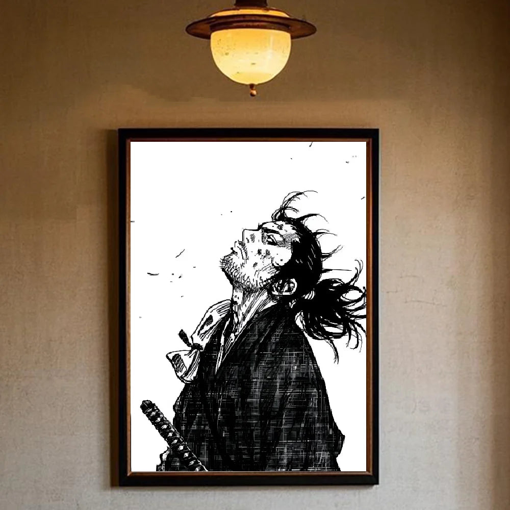 Vagabond Manga Canvas Wall Art Home Décor