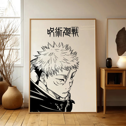 Minimalist Jujutsu Kaisen Posters