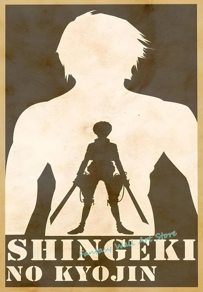 Attack on Titan Character Posters