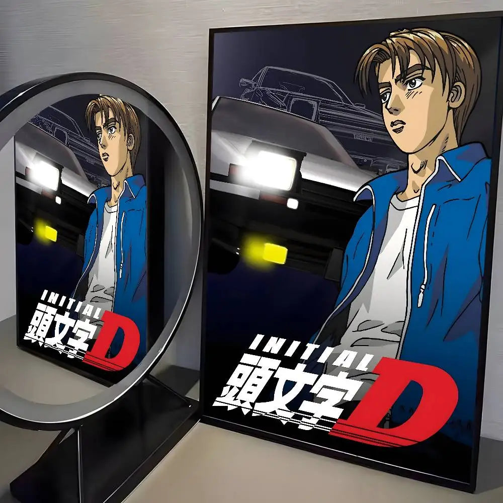 Initial D AE86 Canvas Posters