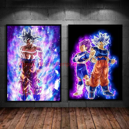 Dragon Ball Goku Aesthetic Poster – anime wall art by Threadline