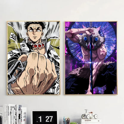 Minimalist Kimetsu No Yaiba (Demon Slayer) Poster