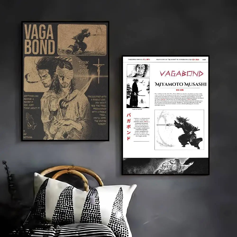 Vagabond Manga Art Posters