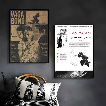 Vagabond Manga Art Posters