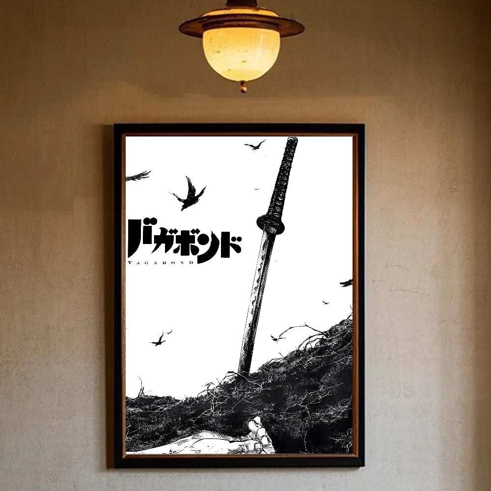 Vagabond Manga Canvas Wall Art Home Décor