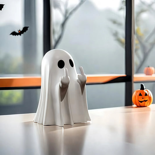 Cheeky Ghost Figurine Halloween Desk & Table Décor