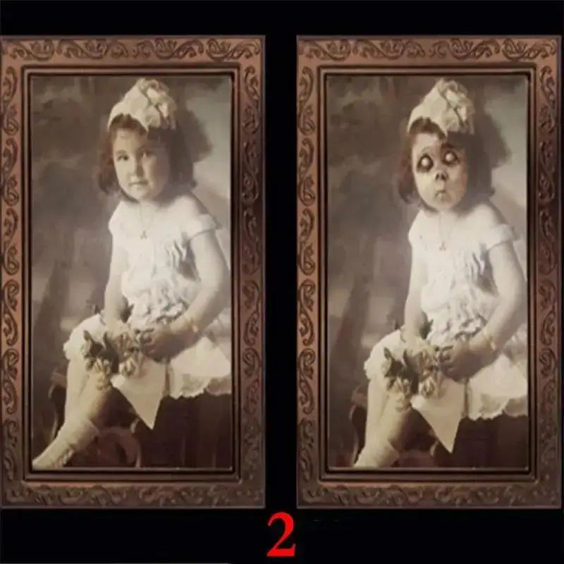Haunted 3D Ghost Portrait Frame Halloween Décor