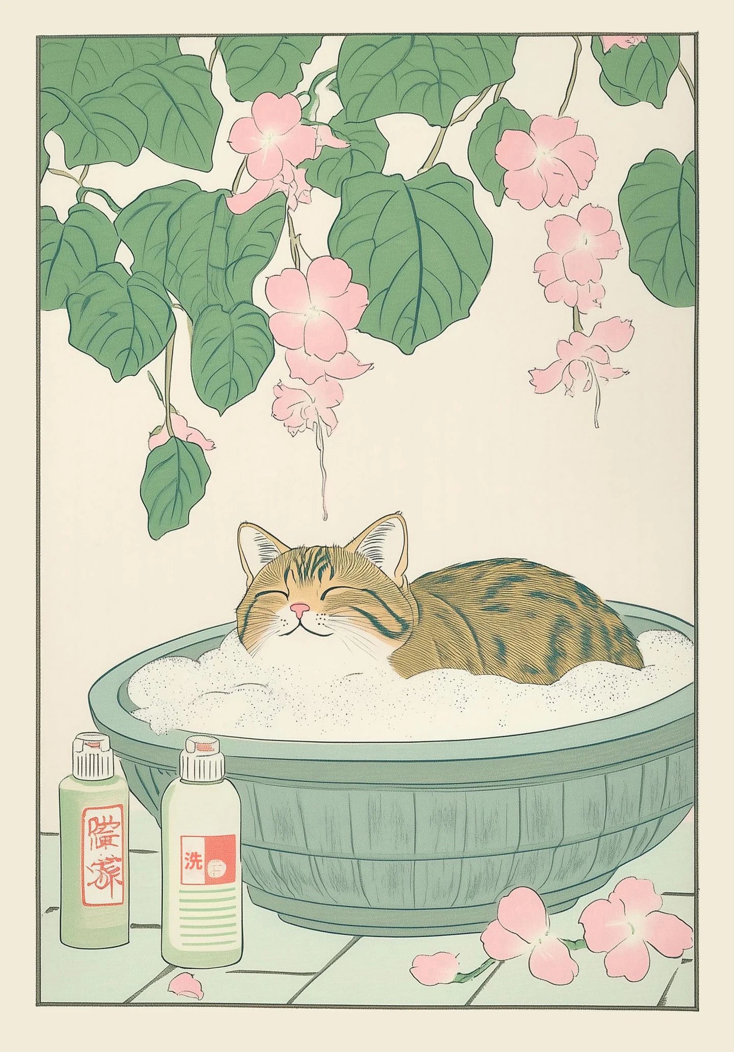 Japanese Cat Aesthetic Home Decor