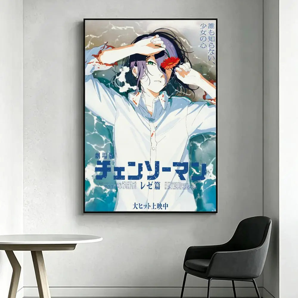 Chainsaw Man HD Art Posters