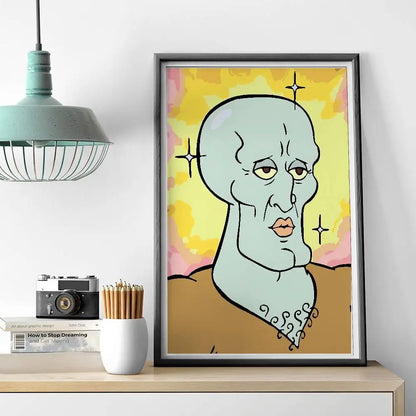 Cartoon Squidward Tentacles Poster