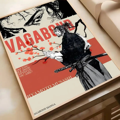 Vagabond Anime Poster Sticker