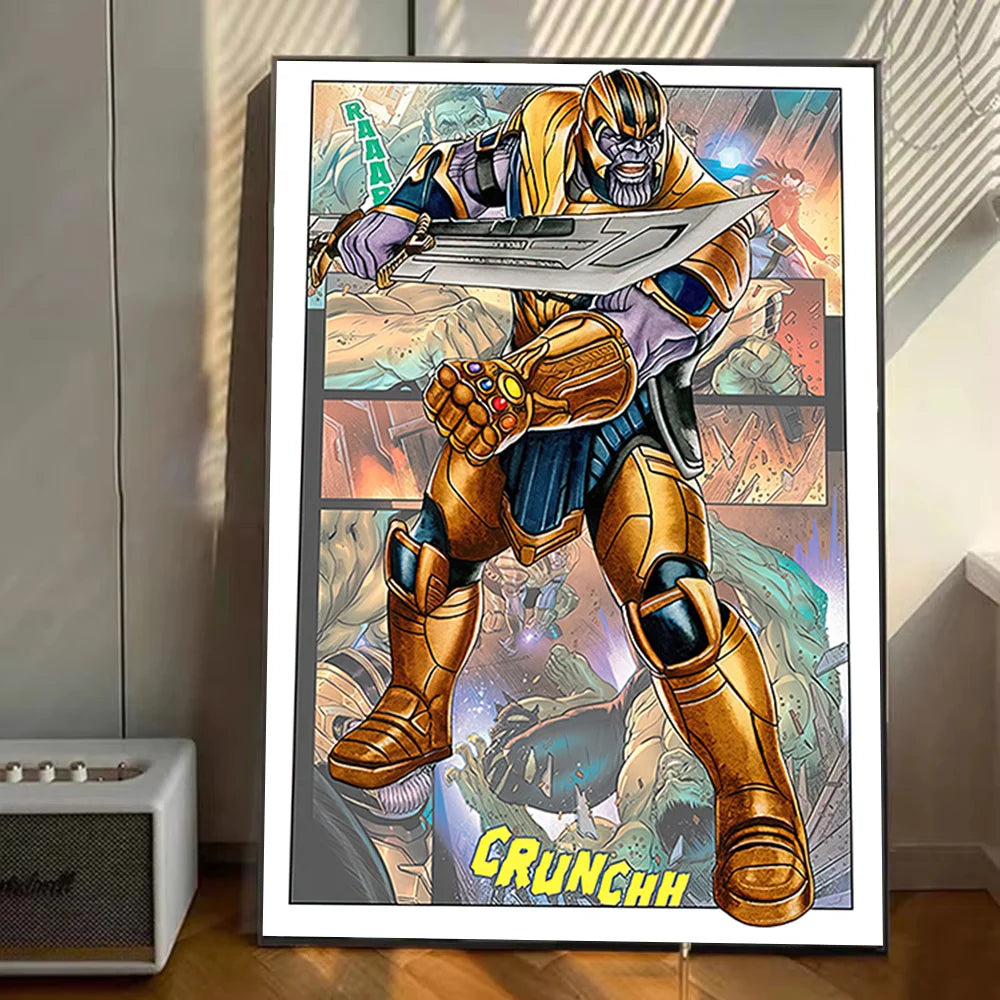 Marvel Avengers Poster Stickers Art Wall