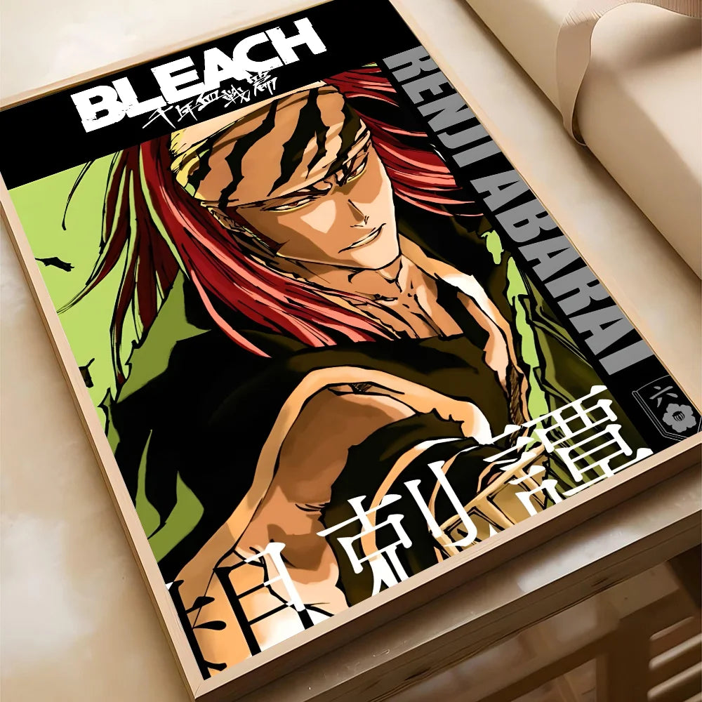 Bleach Anime Poster Wall Art Print for Bedroom, Gaming Room, or Home Decor