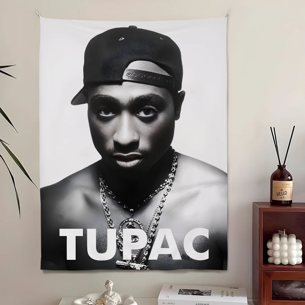 Tupac Wall Tapestry 2Pac Rap Icon