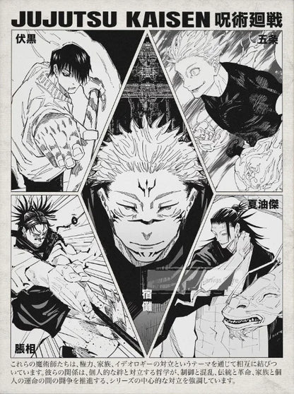 Retro Jujutsu Kaisen Posters