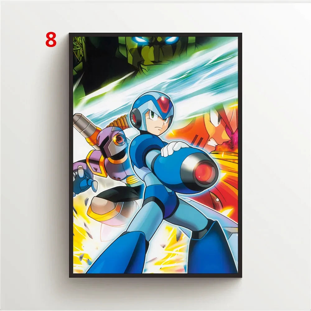 MegaMan Canvas Wall Art