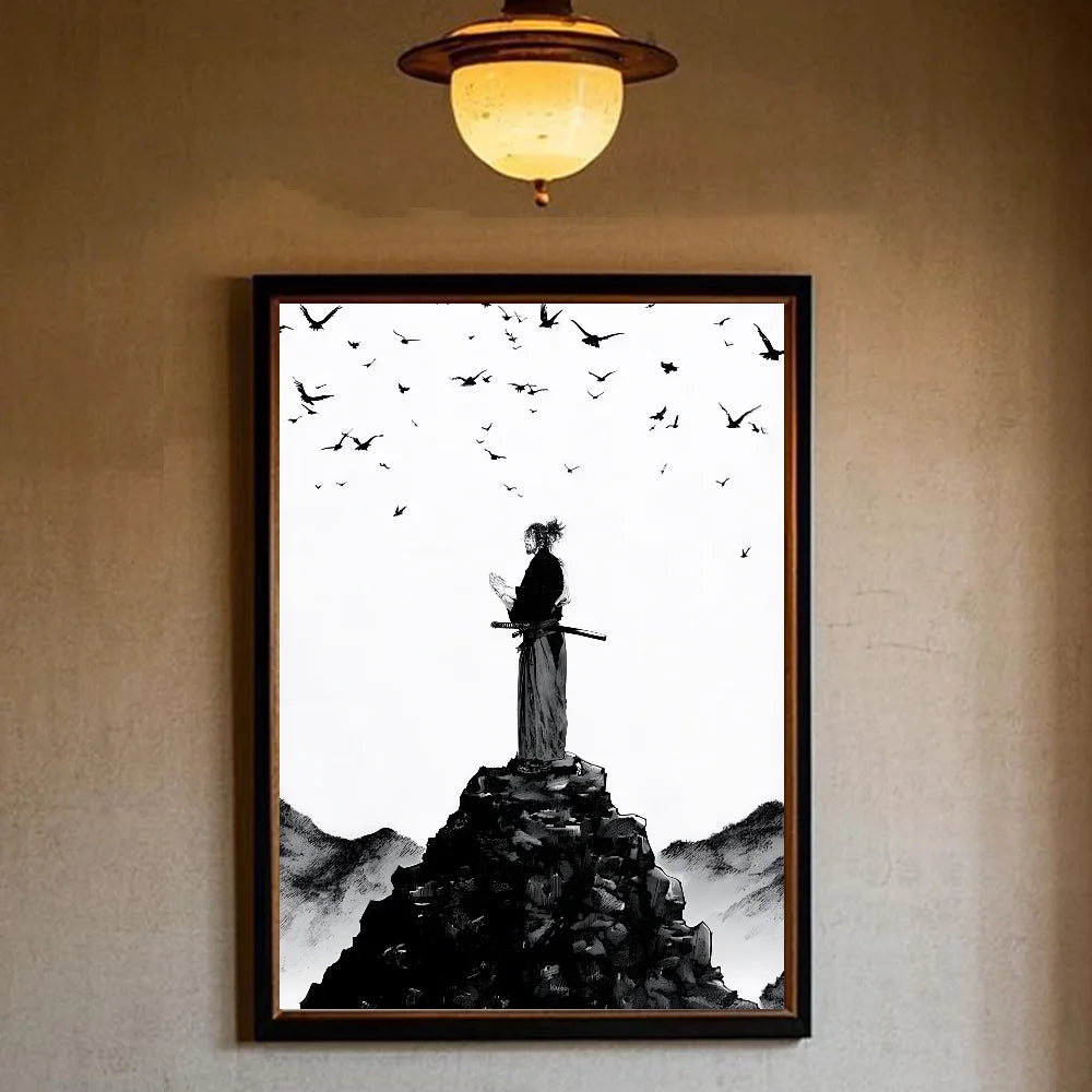 Vagabond Manga Canvas Wall Art Home Décor