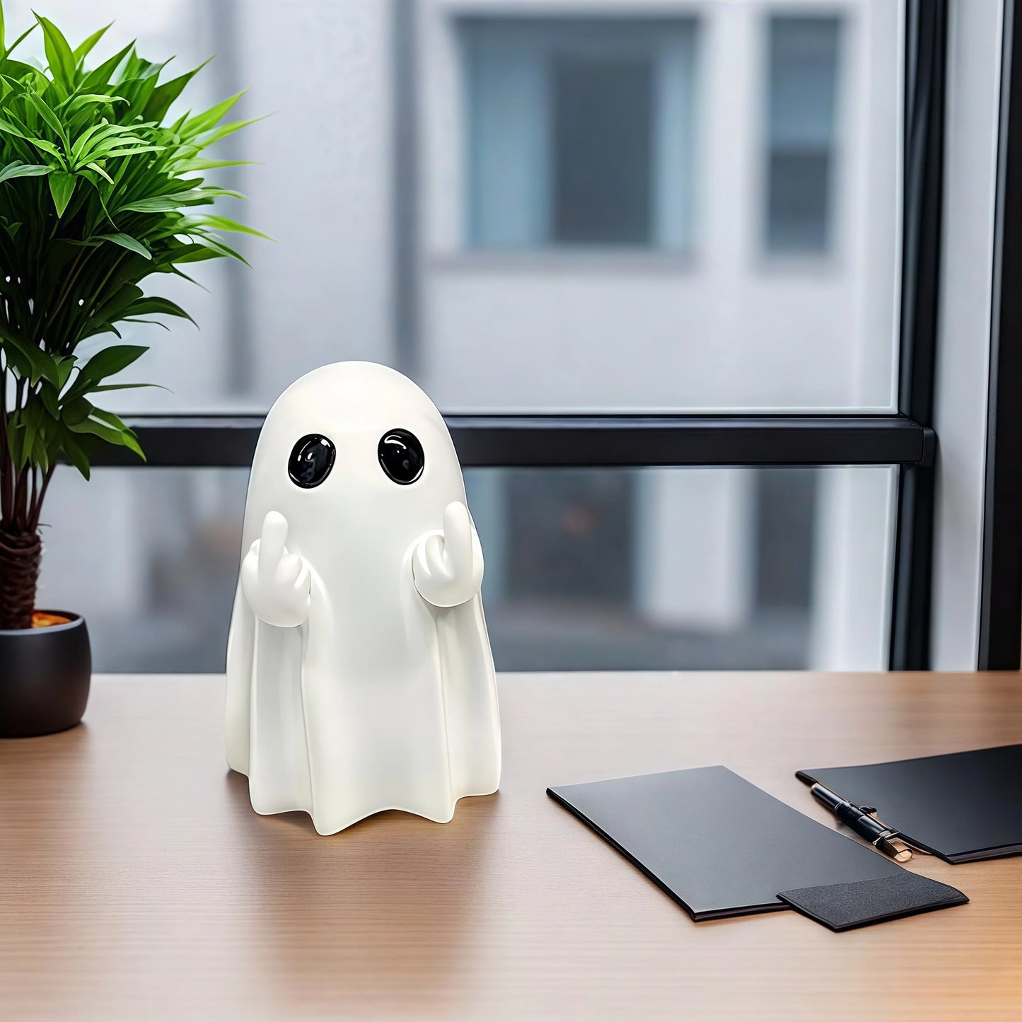 Cheeky Ghost Figurine Halloween Desk & Table Décor