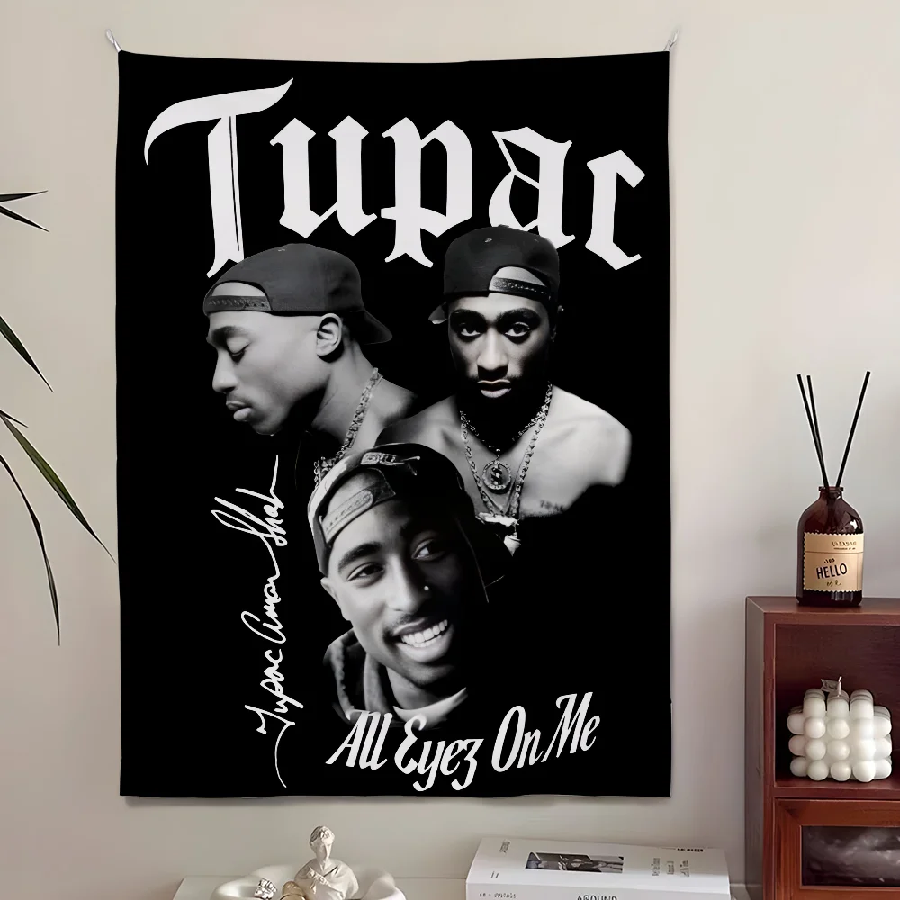 Tupac Wall Tapestry 2Pac Rap Icon