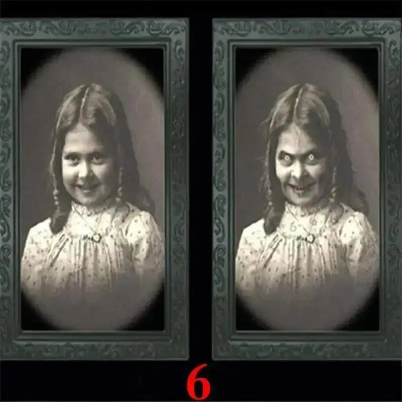 Haunted 3D Ghost Portrait Frame Halloween Décor