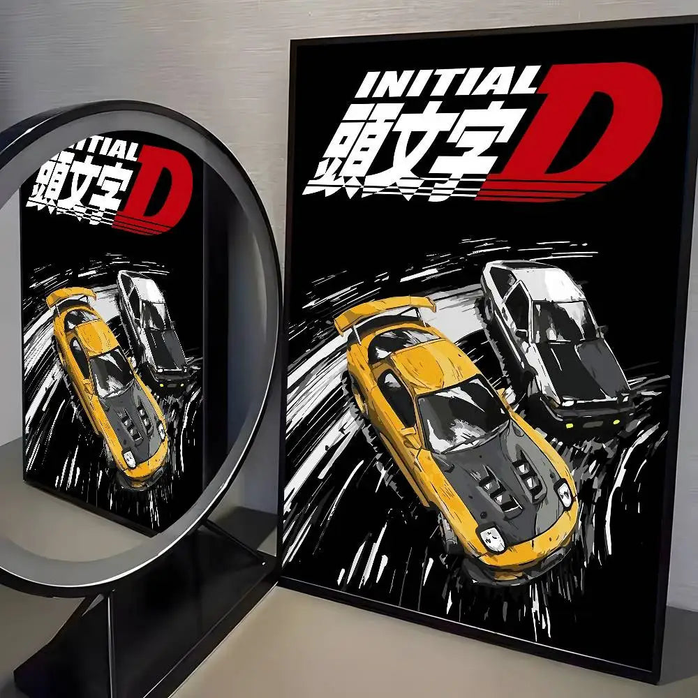 80s Initial D AE86 Posters