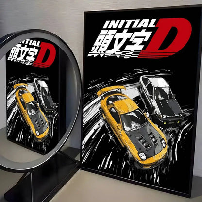 80s Initial D AE86 Posters