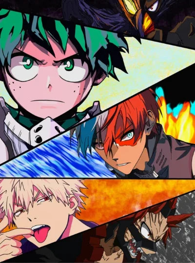 My Hero Academia Anime Retro Posters Room Decor