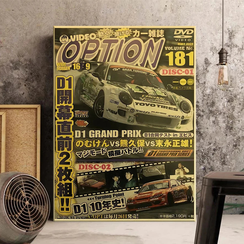 JDM Vintage Car Posters