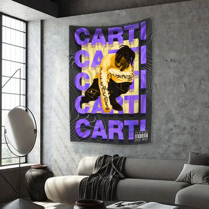 Playboi Carti Rapper Home Decor Tapestry