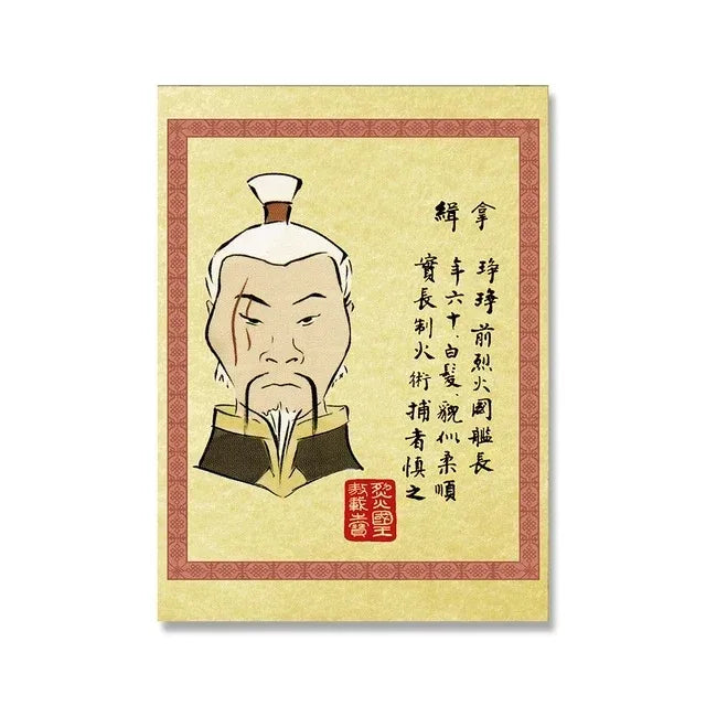 Retro Avatar The Last Airbender Poster