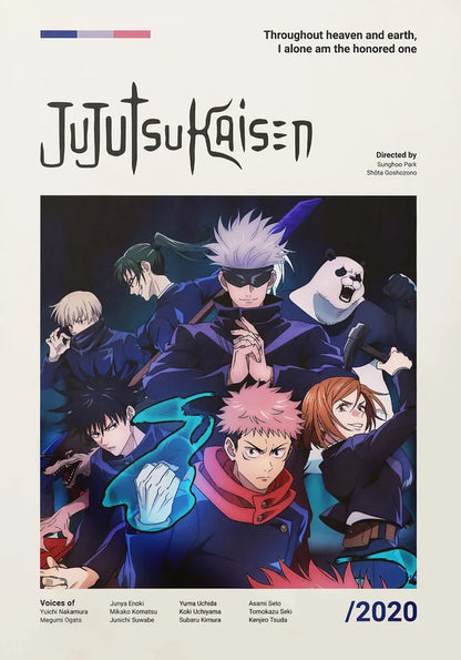 Minimalist Anime Card Poster