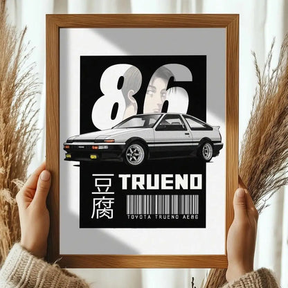 Initial D AE86 Posters